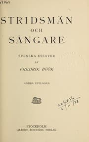 Tapa de Stridsmän och Sångare