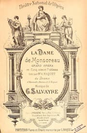 Tapa de La dame de Monsoreau