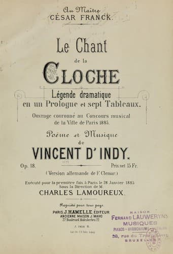 Tapa de Le chant de la cloche