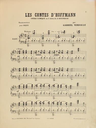 Tapa de Les contes d'Hoffmann