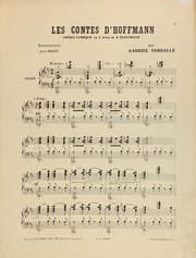 Tapa de Les contes d'Hoffmann
