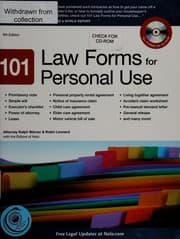 Tapa de 101 law forms for personal use