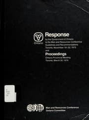Tapa de Response to the Man and Resources Conference guidelines and recommendations