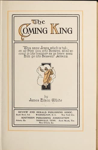 Tapa de The coming King ...