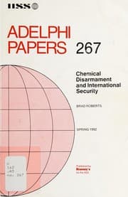 Tapa de Chemical disarmament and international security