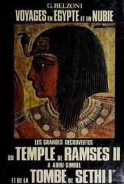 Tapa de Voyages en Égypte et en Nubie