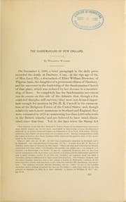 Tapa de The Sandemanians of New England
