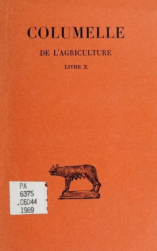 Tapa de De l'agriculture