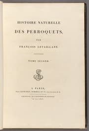 Tapa de Histoire naturelle des perroquets