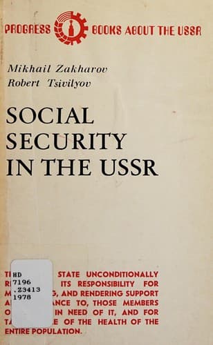 Tapa de Social security in the USSR