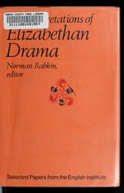 Tapa de Reinterpretations of Elizabethan drama