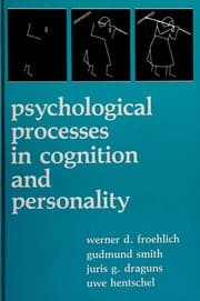 Tapa de Psychological processes in cognition and personality