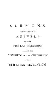 Tapa de Eight sermons preached before the University of Oxford, in the year 1799