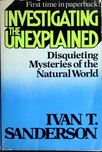 Tapa de Investigating the unexplained