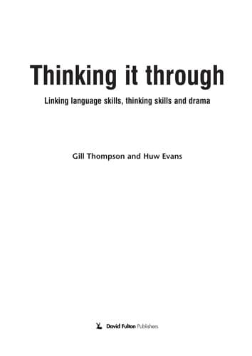 Tapa de Thinking it through