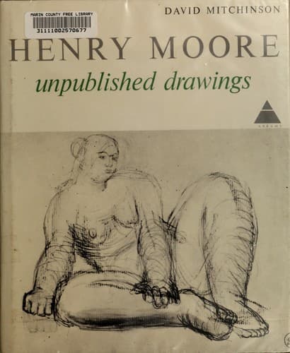 Tapa de Henry Moore: unpublished drawings.