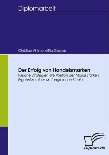 Tapa de Der Erfolg von Handelsmarken