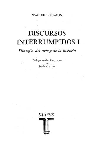 Tapa de Discursos interrumpidos I