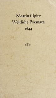 Tapa de Weltliche Poemata, 1644