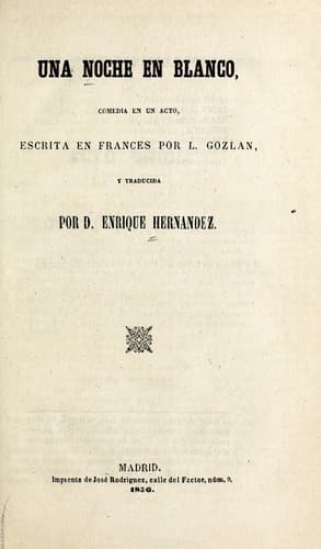 Tapa de Una noche en blanco