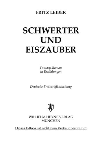 Tapa de Schwerter und Eiszauber