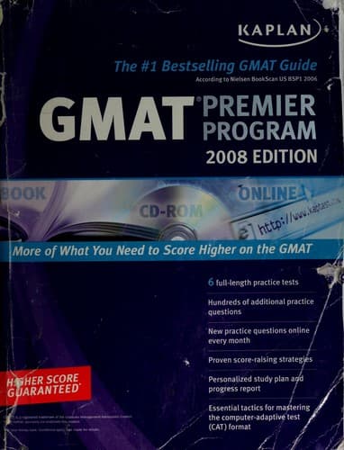 Tapa de GMAT ... premier program