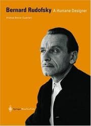 Tapa de Bernard Rudofsky
