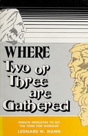 Tapa de Where two or three are gathered