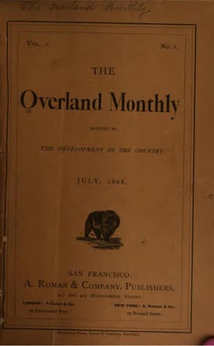 Tapa de The Overland Monthly