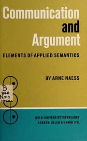 Tapa de Communication and argument, elements of applied semantics