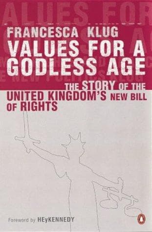 Tapa de Values for a Godless age