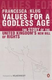 Tapa de Values for a Godless age