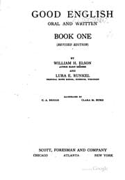 Tapa de Good English, Oral and Written, Book One-three