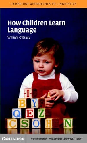 Tapa de HOW CHILDREN LEARN LANGUAGE.