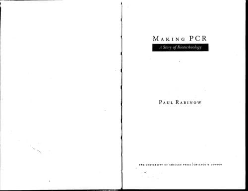 Tapa de Making PCR