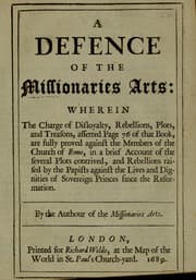 Tapa de A defence of the Missionaries arts