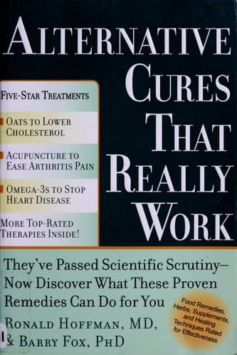 Tapa de Alternative cures that really work