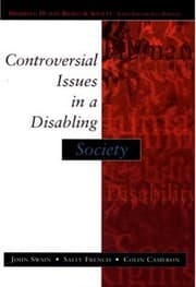 Tapa de Controversial issues in a disabling society