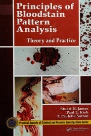 Tapa de Principles of bloodstain analysis