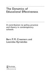 Tapa de The dynamics of educational effectiveness
