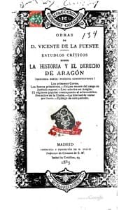 Tapa de Estudios críticos sobre la historia y el derecho de Aragón