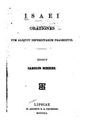 Tapa de Orationes cum aliquot deperditarum fragmentis