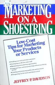 Tapa de Marketing on a shoestring