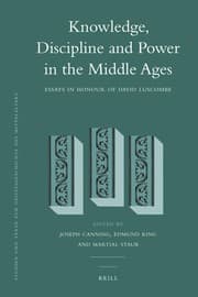 Tapa de Knowledge,discipline, and power in the Middle Ages