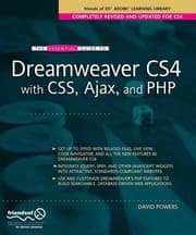 Tapa de The essential guide to Dreamweaver CS4 With CSS, Ajax, and PHP