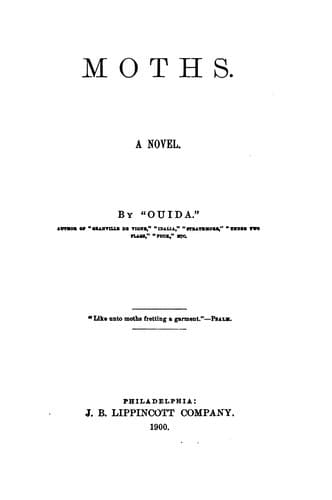 Tapa de Moths: A Novel
