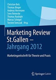 Tapa de Marketing Review St. Gallen - Jahrgang 2012