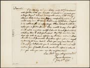 Tapa de Letter to Oliver Fowler of Spotsylvania, Virginia, lamenting he is unable to pay his debts