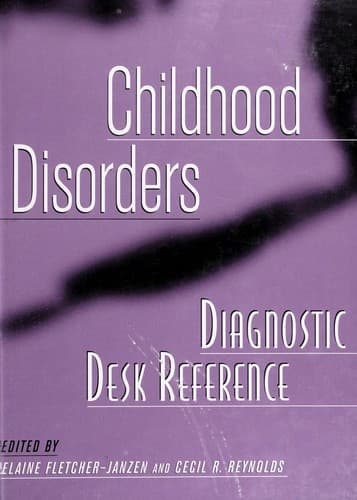 Tapa de Childhood disorders diagnostic desk reference