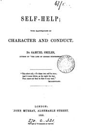 Tapa de Self-help; with illustrations of character and conduct